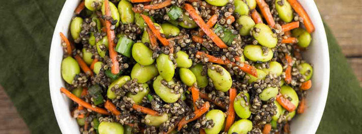 Edamame Sesame Quinoa Salad